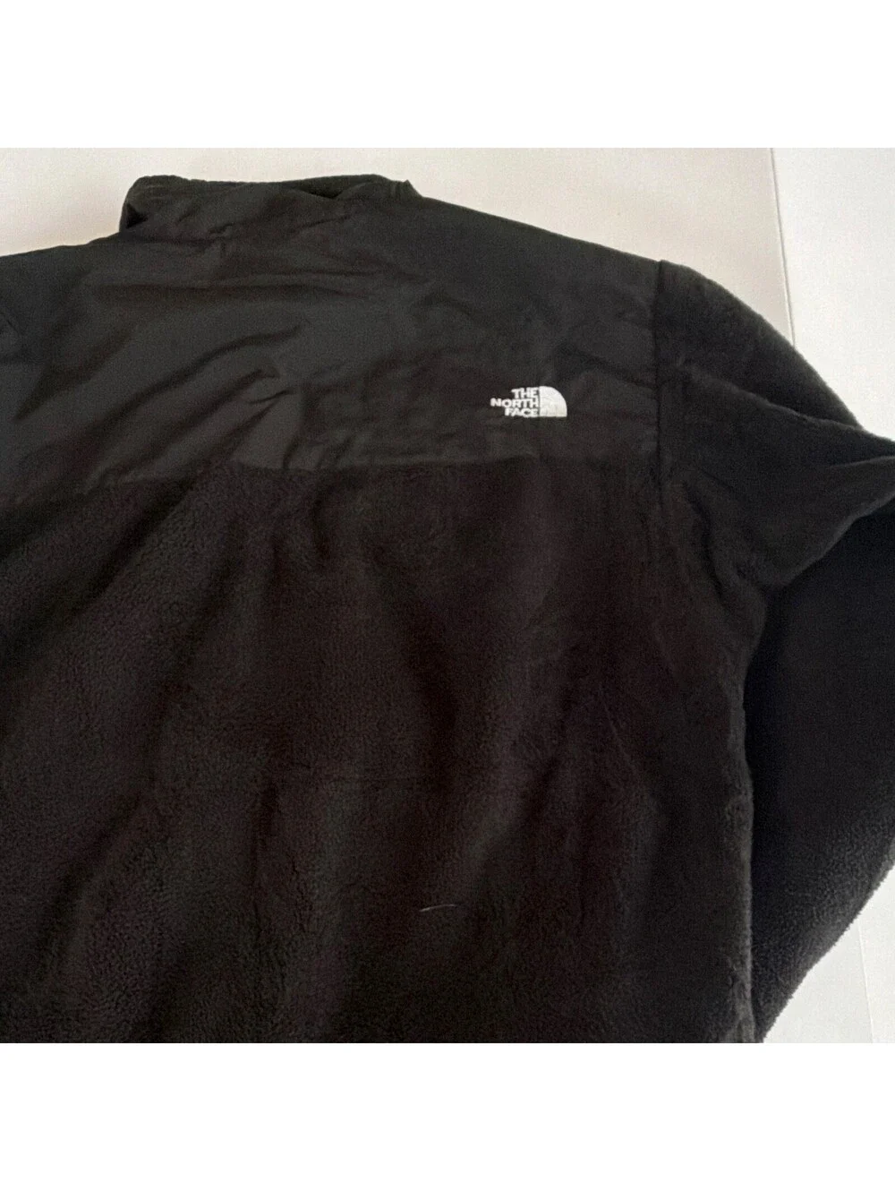 The North Face Men’s Black Solid Full Zip Stand-Up Collar Logo Jacket Size XL